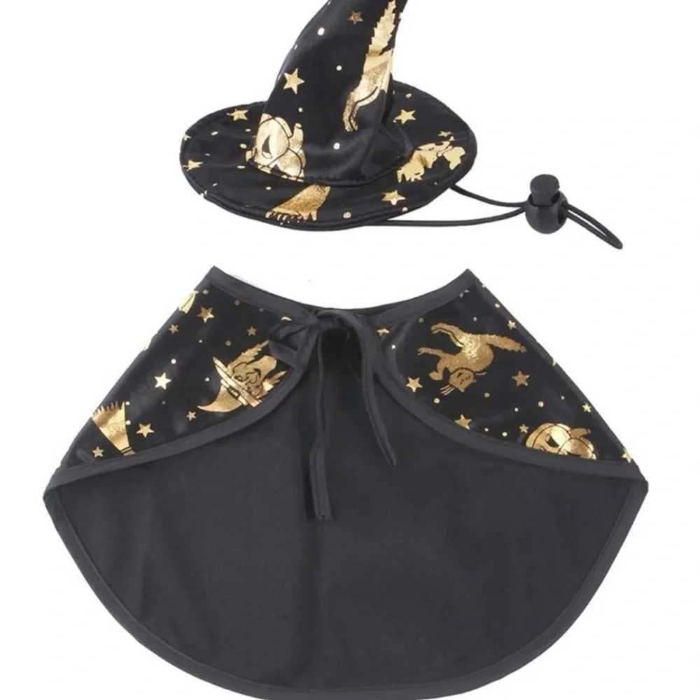 Halloween witch and cloak cape 2pc costume M